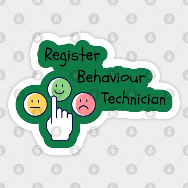 Register Behaviour Technician Sticker by Lili's Designs